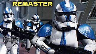 Star Wars Battlefront 2 (2005) Remaster Mod - Battle of Coruscant - Clone Troopers vs Battle Droids