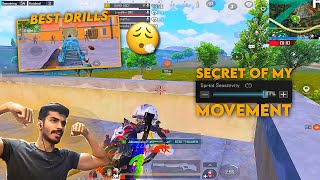 EFFECTIVE DRILLS FOR MOVEMENT AND AIM! 🔥 BGMI Sensitivity Revealed 🚀സീൻ ആണേ! iPad Mini 2019 | 60 FPS