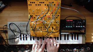 teenage engineering POM-400 with korg volcafm / YAMAHA portasound pc-100 shortfilm