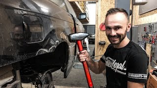 BMW E36 Radläufe hinten anlegen in Original Optik 🔨 Hammer-Methode | QUALITATIEF