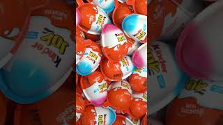 NEW! 500 GLITTER KINDER JOY Toys Opening - A lot of surprise eggs chocolate ASMR #09