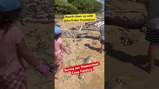 Saving Our Shores: Homeschool Coop Beach Cleanup in Kauai with Surfrider Foundation