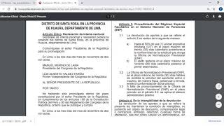 Ley 31083 - Ley de devolución de los aportes de los aportantes activos e inactivos del D.L. 19990