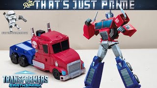 Transformers Earthspark Deluxe Class OPTIMUS PRIME Review! "That's Just Prime!" Ep. 249!