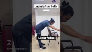 Frozen shoulder exercises for you!