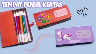 Cara membuat Tempat Pensil dari kertas | Kotak Pensil dari kertas Origami