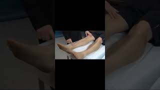 unintentional asmr leg examination