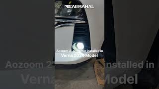 Carmahal successfully installed the Aozoom 2" projector in the Verna 2024 Model.