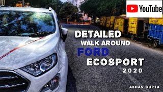 DETAILED WALKAROUND | FORD ECOSPORT 2020 | TITANIUM PLUS | PETROL | WITH ONROAD PRICES | REAL MILAGE