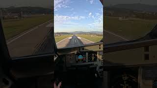 Airbus Sochi kiss landing #airbus #aviation #landing #cockpit #a320