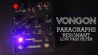 Vongon Paragraphs Resonant Low Pass Filter