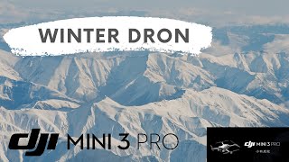 DJI Mini 3 Pro, zimowe latanie dronem, Jezioro Dabrowskie