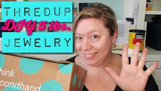 BOTTEGA VENETA?! in this Thredup DIY 5lb. Jewelry Rescue Box!