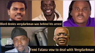 Femi falana vow to deal with verydarkman after he recieved de*th threat, Blord denies verydarkman