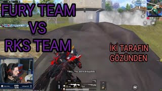 FURY TEAM VS RKS TEAM yayıncı karşılaşmaları pubg