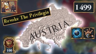 EU4 1.37 Austria WORLD CONQUEST + ONE FAITH + ONE CULTURE Guide. (1444-1499) Part 1