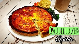 Cauliflower Quiche || Cauliflower Crusted Quiche || Gluten free Quiche recipe || How to make Quiche