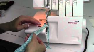 Bernina 700D Serger 35 Piping with the Multipurpose Foot