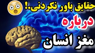 مغز انسان : 10 واقعیت شوکه کننده درباره مغز انسان که کسی نمیداند🤯🤫