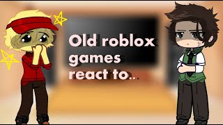 [ENG/RUS] Old roblox games react to each other