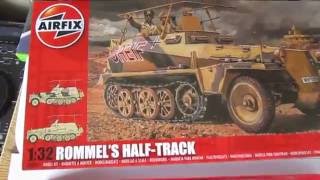 Airfix 1:32 Rommel Half Track ww2 Whats in the box?