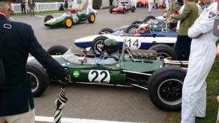 LOUD!! Vintage Formula 1 cars at Goodwood