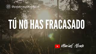 TÚ NO HAS FRACASADO / MARIAE ALZATE / PALABRAS AL ALMA