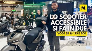 Voge SR 16, lo scooter accessibile si fa in due (125 e 200cc) || EICMA 2024