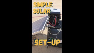 500W Solar / 1000W Inverter Super Simple Solar Setup