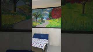 Wall Painting Idea - 1 #oilpainting #art #wallpainting #wallart #artwork #mural #muralart #painting