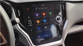 center console and airbag module removal on 2020 Subaru Legacy Premium