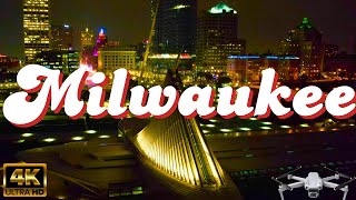 Milwaukee Wisconsin - 4K Drone Tour Video - Day and Night