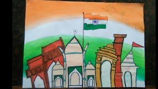 || 75th Independent Day special Painting || #independenceday #shorts