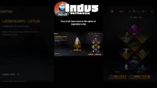 How to Open crates 🤔in INDUS BATTLEROYALE  #shortsfeed#gaming#livetipsandtricks#indusbattleroyale