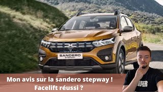 Mon avis sur la nouvelle sandero stepway restyle 2023 !