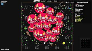 My Agar.io Record 263,000+