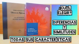 COMPARANDO La Biblia de estudio HERENCIA REFORMADA y la Biblia DE LA REFORMA / Guia COMPLETA