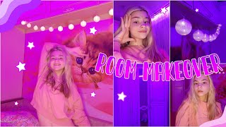 ПЕРЕДЕЛКА КОМНАТЫ КАК В ПИНТЕРЕСТ/ROOM MAKEOVER/НЕОНОВАЯ ЛЕНТА/*aesthetic*