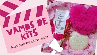 MONTANDO KITS COM HIDRATANTES DE 80ml|NAS CAIXAS COM VISOR