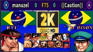 Street Fighter II: Champion Edition - manuzel VS ((Caution)) - FT5