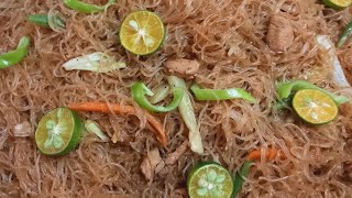 Bihon Guisado para merienda