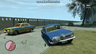 GTA IV Криминальная Россия | ГАЗ-24 car chase scene