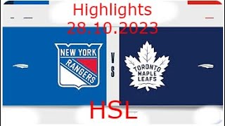 Hockey Slapshot League Highlights (TOR) Vs (NYR)