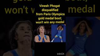 Vinesh Phogat disqualified from Paris Olympics gold medal bout; won't win any 🏅