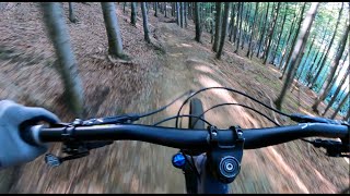 Bike Park Kouty full run from top to bottom with some crush in the middle