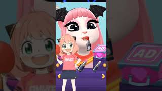 Anya makeover By My Talking Angela2 #viral #youtubeshorts