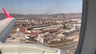 Landing in SARAJEVO | Austrian Airlines | Embraer E195LR