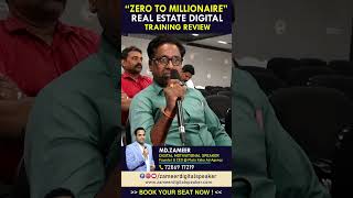 Real Estate Zero to Millionaire | Real Estate Digital Marketing Training | Real Estate Training