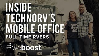 Inside TechnoRV's Mobile Office - Full Time RVers | weBoost