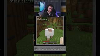 Creepy AI Minecraft Sheep 😵‍💫 #Minecraft #Ai #MinecraftAI #Oasis #Decart #Mojang #shorts